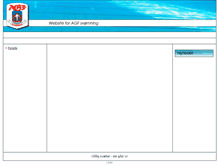Tablet Screenshot of intranet.agf-swimteam.dk